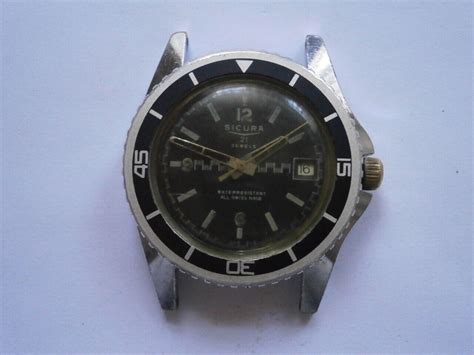 Vintage Seawatch (Sicura/Breitling) Gents Divers Style Swiss